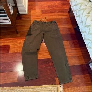 Maharishi Olive Green Cargo Pants with Utility Pockets